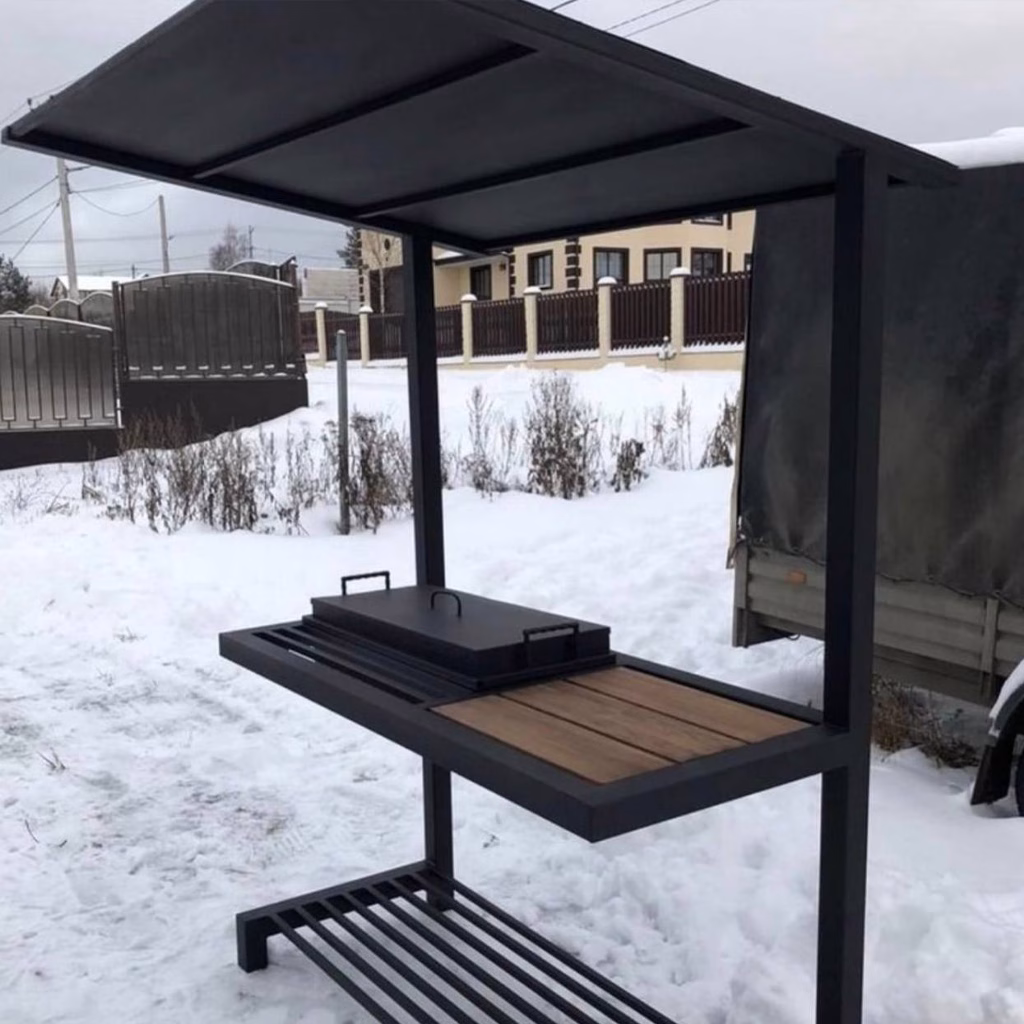 Мангал металлический вид 2